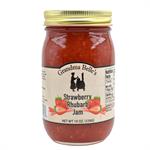 Strawberry Rhubarb Jam 19 oz. Belle's