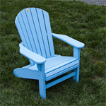 Adirondack Chair, Poly, Baby Blue