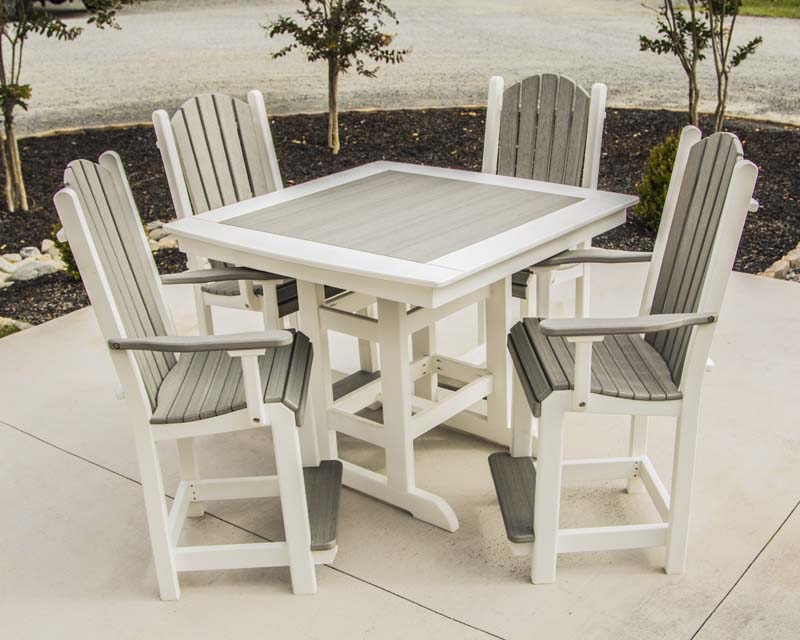 44" Square Cafe Table Set