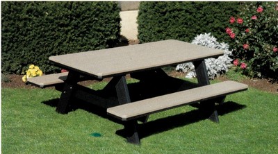 6' Poly Picnic Table 1