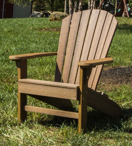 Adirondack Chair, Poly, Mahogany