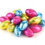 Chocolate Eggs Foil Wrapped