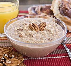 Cinnamon and Pecan Instant Oatmeal