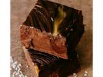 Dark Chocolate Sea Salt Caramel Fudge 8oz