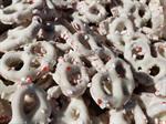Frosted Peppermint Yogurt Covered Pretzels    wc
