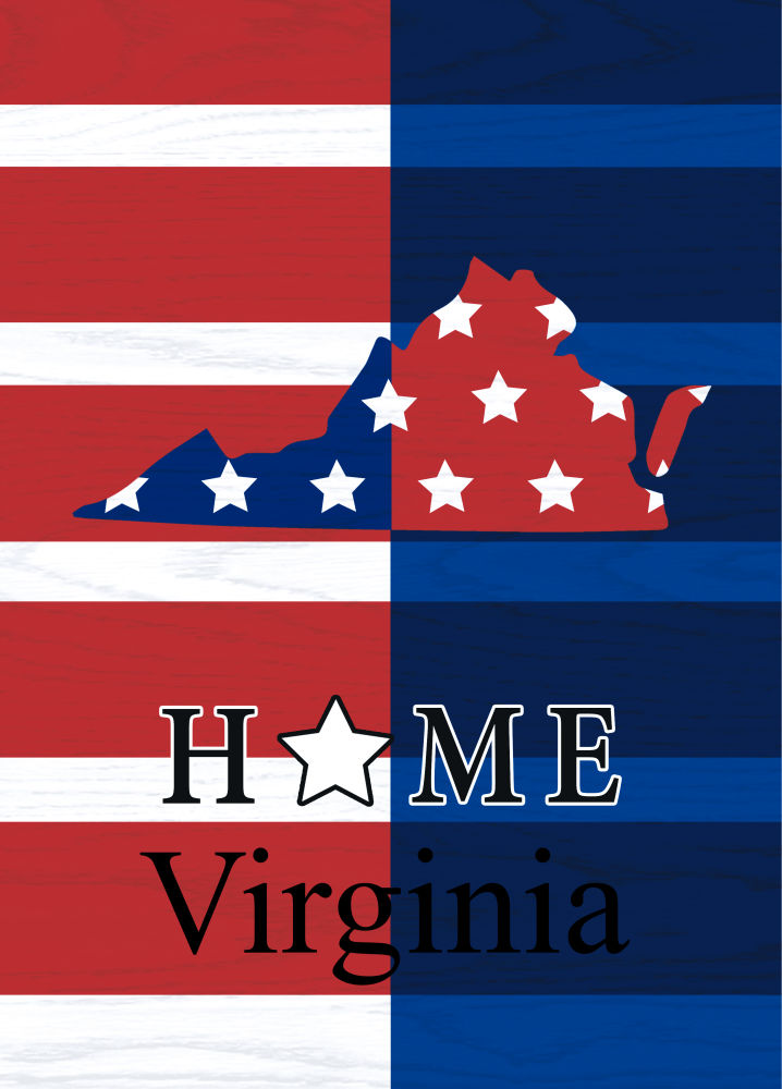 Garden Flag, Patriotic State of Virginia