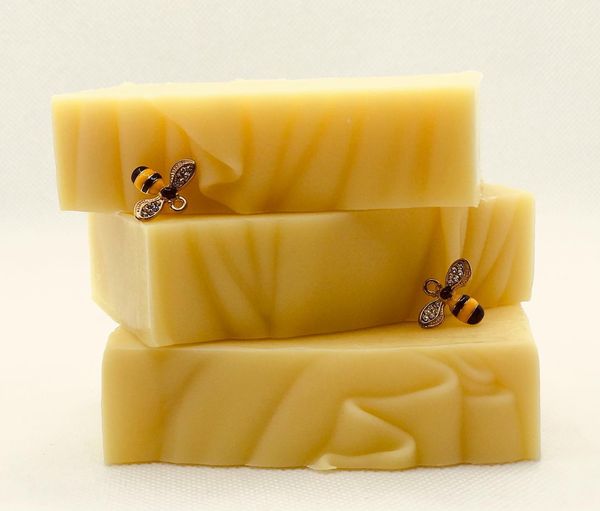 Locally Made Bar Soap, Bee's Milk
