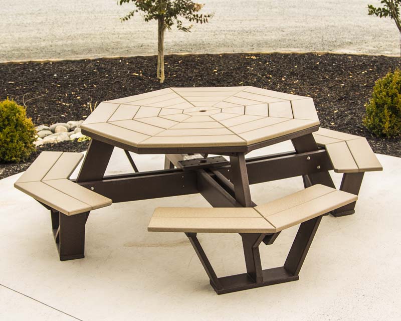 Octagonal Poly Picnic Table