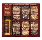 Popcorn Variety Gift Pack 8pk w/flvrd Salt & oil