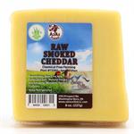 Raw Smoked Cheddar 8 oz