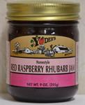 Red Raspberry Rhubarb Jam 9 oz.