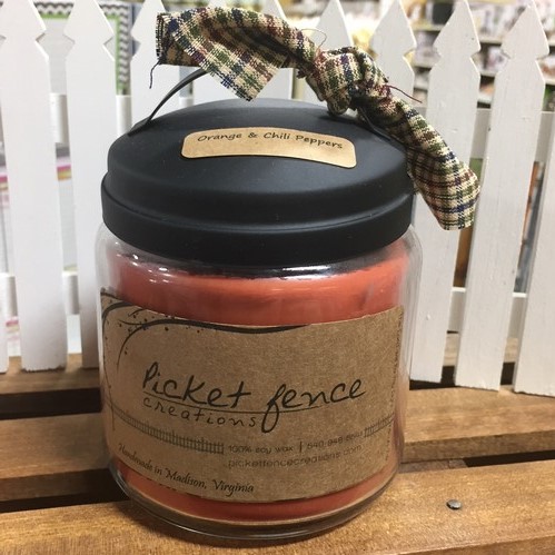Soy Candle, Orange & Chili Peppers 16 oz