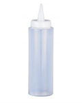 Squeeze Bottle, Clear 8oz.