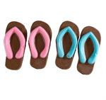 Flip Flops Chocolatey - Patriotic 2ct