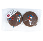 Chocolate Covered Oreo - Patriotic 2ct