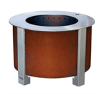 Breeo X Series 19^ Patina Searplate Smokeless Fire Pit Display Model