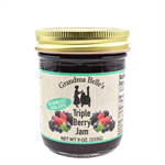 Triple Berry Jam NSA 9 oz. Belle's