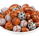 Chocolate Sports Balls
